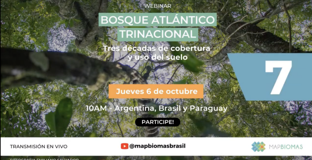 2DO LANZAMIENTO DE MAPBIOMAS BOSQUE ATLÁNTICO TRINACIONAL – COLECCIÓN 2.0